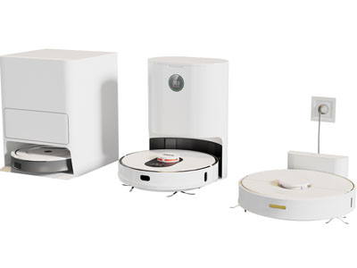 现代可充电智能扫地机3d模型 现代可充电智能扫地机