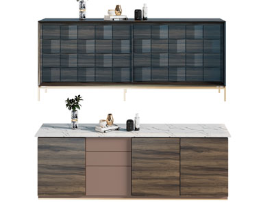 现代玄关柜 边柜3d模型 现代玄关柜 边柜