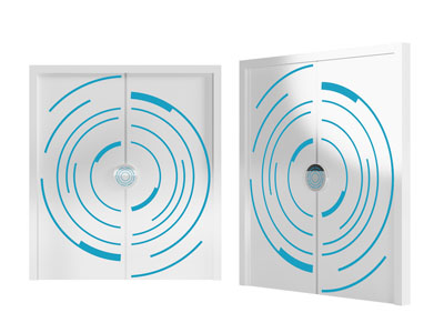 现代科技感大门3d模型 现代科技感大门
