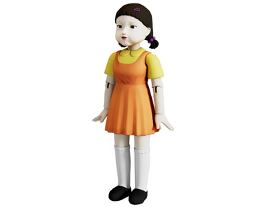 现代卡通小女孩 动漫游戏影视角色