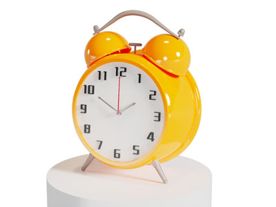 现代闹钟 钟表3d模型 现代闹钟 钟表