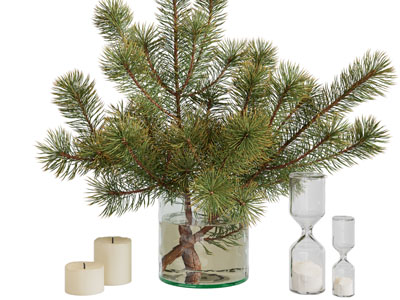 现代花瓶 烛台 摆件组合