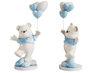 现代小熊雕塑雕刻摆件