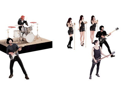 现代乐手 歌手 舞台演绎人员