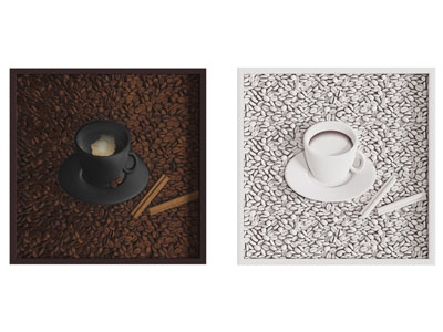 现代咖啡馆装饰挂件