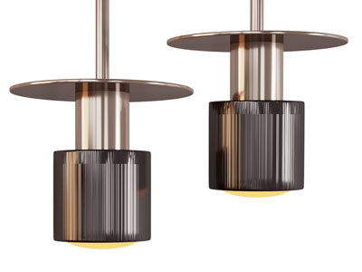 现代金属垂线吊灯