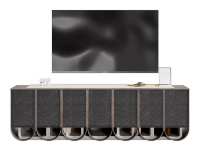 现代电视柜 电视3d模型 现代电视柜 电视