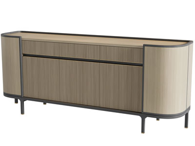 新中式玄关柜 边柜3d模型 新中式玄关柜 边柜