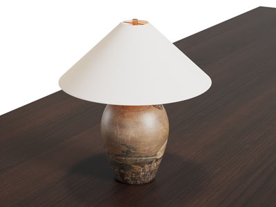 新中式陶艺台灯