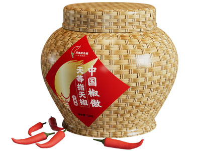 新中式竹编收纳筐 辣椒礼物篮3d模型 新中式竹编收纳筐 辣椒礼物篮