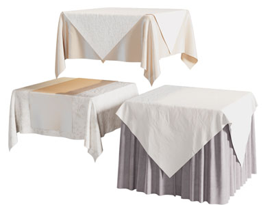 现代方形桌布 桌垫 生活用品