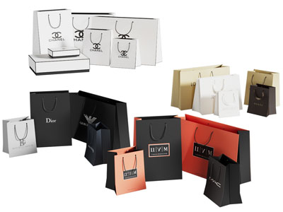 现代纸袋 包装袋 手提袋