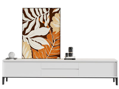 现代电视柜 装饰挂画3d模型 现代电视柜 装饰挂画