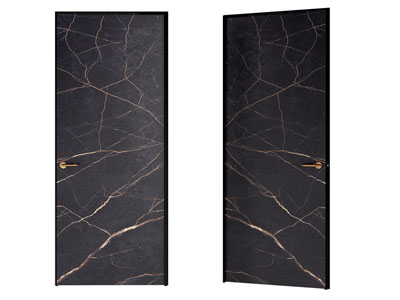 现代大理石纹理的平开门 房门 隐藏门3d模型 现代大理石纹理的平开门 房门 隐藏门