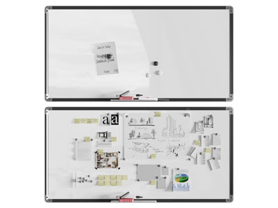 现代办公白板3d模型 现代办公白板