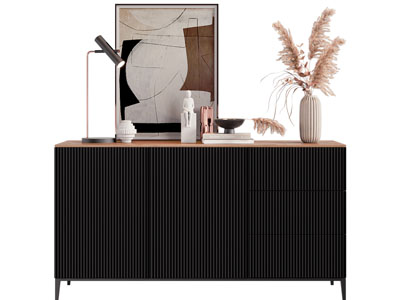 法式玄关柜 边柜3d模型 法式玄关柜 边柜