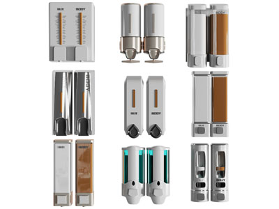 现代壁挂式洗手液挤压瓶 卫浴小件