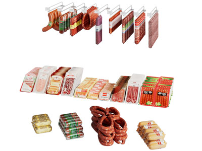 现代腊肠 火腿 熏肉