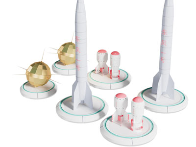 现代航空器 宇宙飞船 原子弹 探测卫星