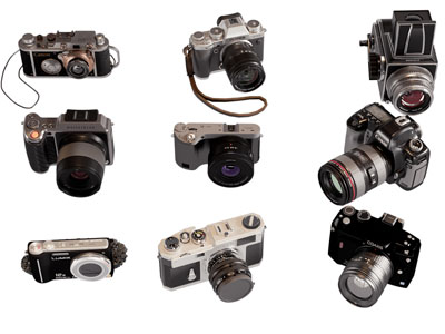 现代数码相机 调焦相机3d模型 现代数码相机 调焦相机