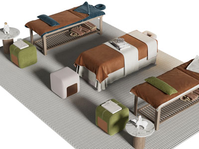 现代美容床 按摩床