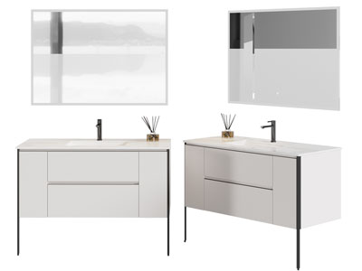 现代洗手台 镜柜 浴室柜