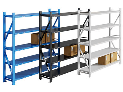 现代仓储物流货架 展架 收纳置物架3d模型 现代仓储物流货架 展架 收纳置物架