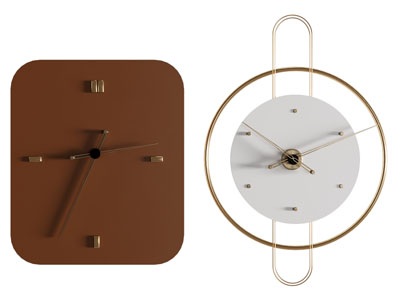 现代钟表 墙饰挂件3d模型 现代钟表 墙饰挂件