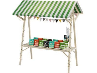 现代货架 摊位 售卖帐篷3d模型 现代货架 摊位 售卖帐篷