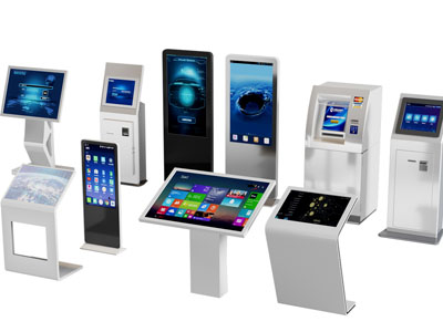 现代智能触摸屏一体机 查询机3d模型 现代智能触摸屏一体机 查询机