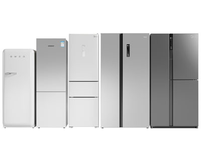 现代电冰箱3d模型 现代电冰箱