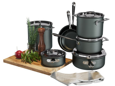 现代煮锅 炒锅 奶锅 锅具 厨具