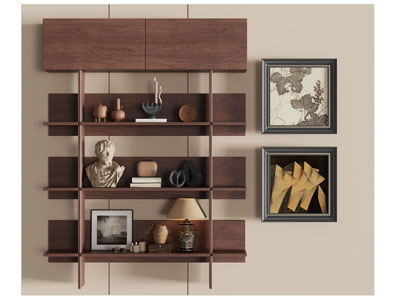 现代中古风墙面装饰架 装饰挂画