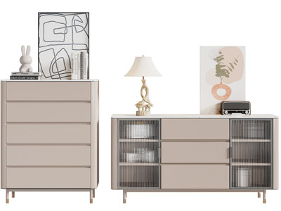 现代玄关柜 餐边柜3d模型 现代玄关柜 餐边柜