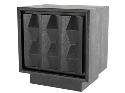 现代方形床头柜