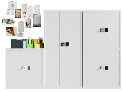 现代办公文件收纳柜3d模型 现代办公文件收纳柜