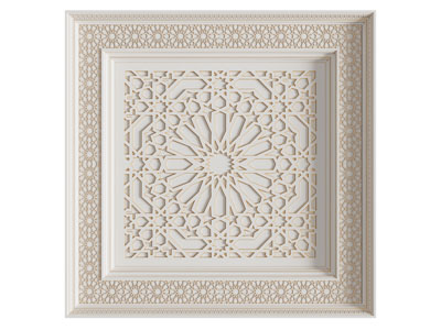 欧式天花吊顶 雕花3d模型 欧式天花吊顶 雕花