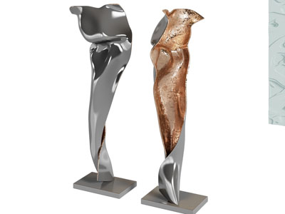 现代金属工艺品摆件组合