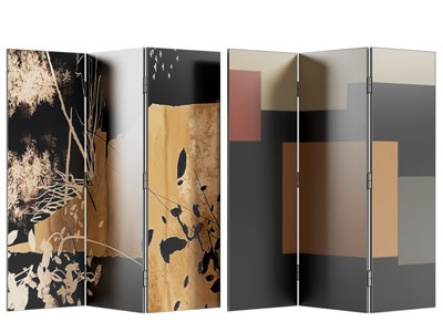 现代屏风3d模型 现代屏风