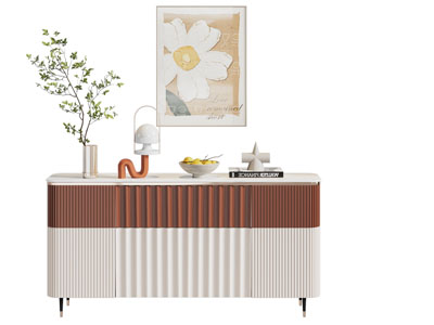 现代玄关柜 边柜3d模型 现代玄关柜 边柜