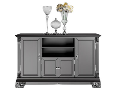 法式玄关柜 边柜3d模型 法式玄关柜 边柜