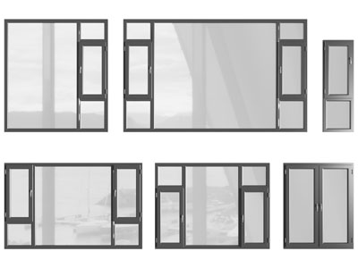 现代平开窗户 阳台窗户 飘窗3d模型 现代平开窗户 阳台窗户 飘窗