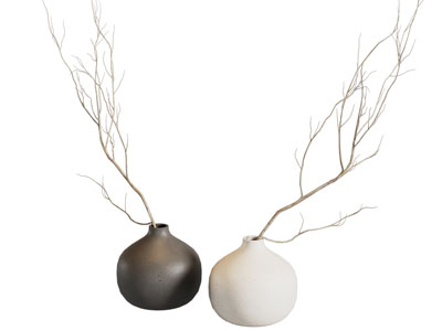 侘寂风花瓶干枝 摆件组合