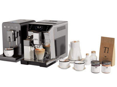 现代咖啡机 咖啡杯 咖啡壶