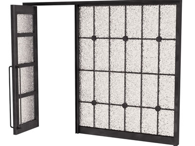 法式花纹玻璃隔断 平开门 房门3d模型 法式花纹玻璃隔断 平开门 房门