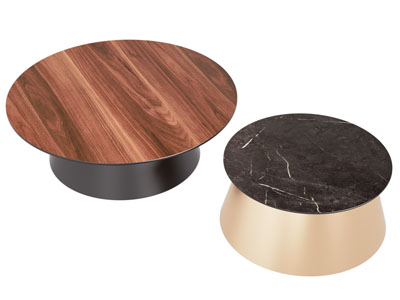 现代圆形茶几边几