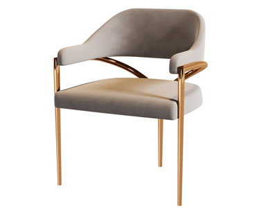 现代轻奢休闲椅子 餐椅