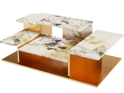 现代Minotti拼接茶几