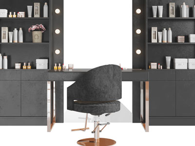 现代梳妆台 化妆品收纳柜