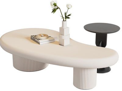 侘寂风异形茶几 边几